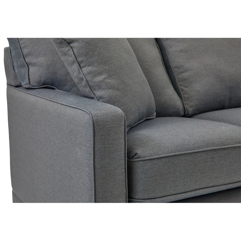 Timeless Design Stationary Sofa With Track Arms For Home