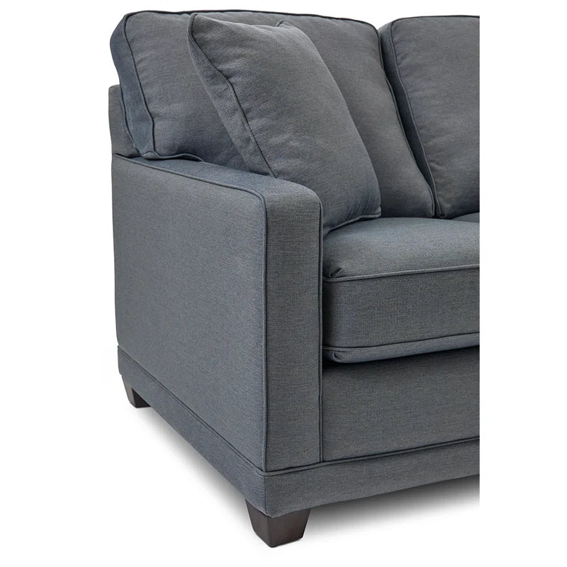 Timeless Design Stationary Sofa With Track Arms For Home