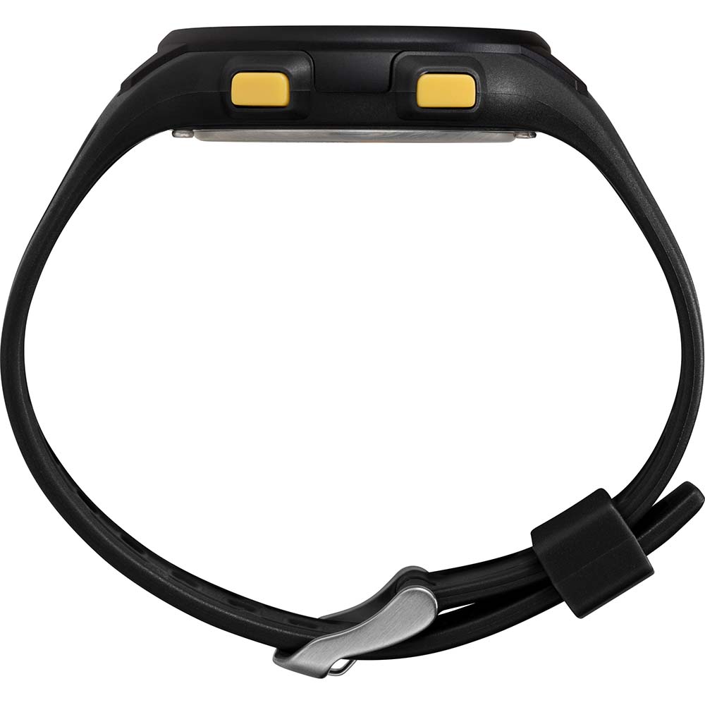 Timex DGTL 45mm Men's Watch - Black/Yellow Case - Black Strap