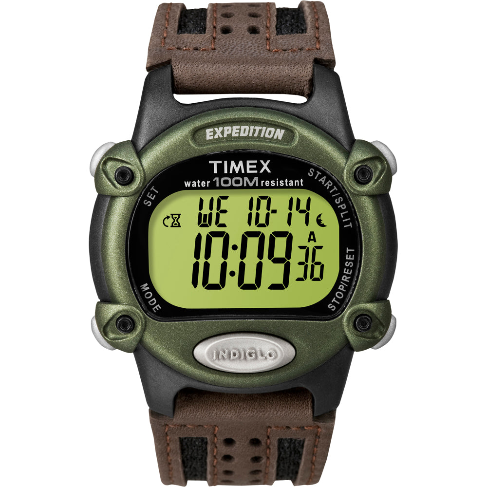 Timex Expedition&reg; Men's Chrono Alarm Timer - Green/Black/Brown