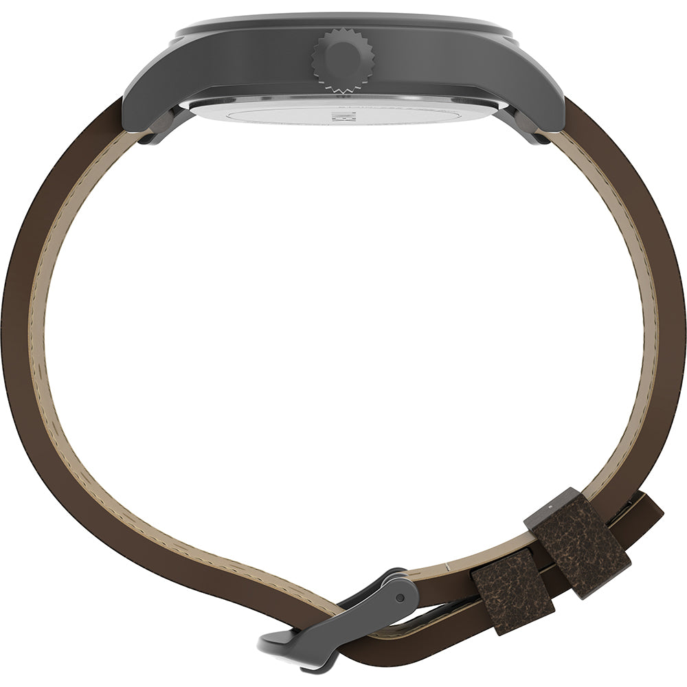 Timex Expedition&reg; Scout&trade; - Khaki Dial - Brown Leather Strap