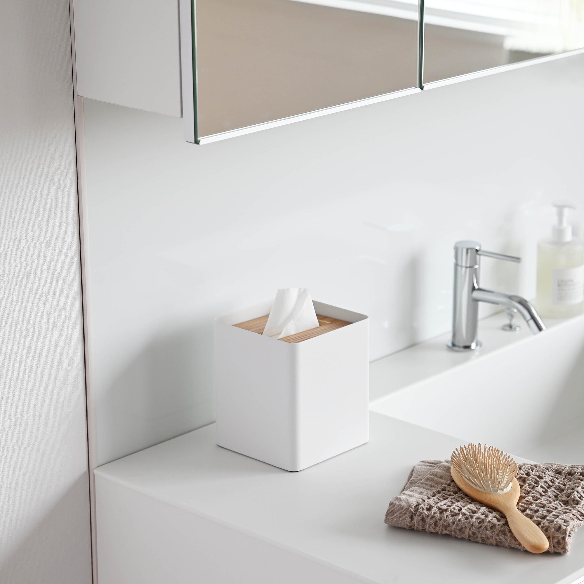 Tissue Box Cover - Square - Steel