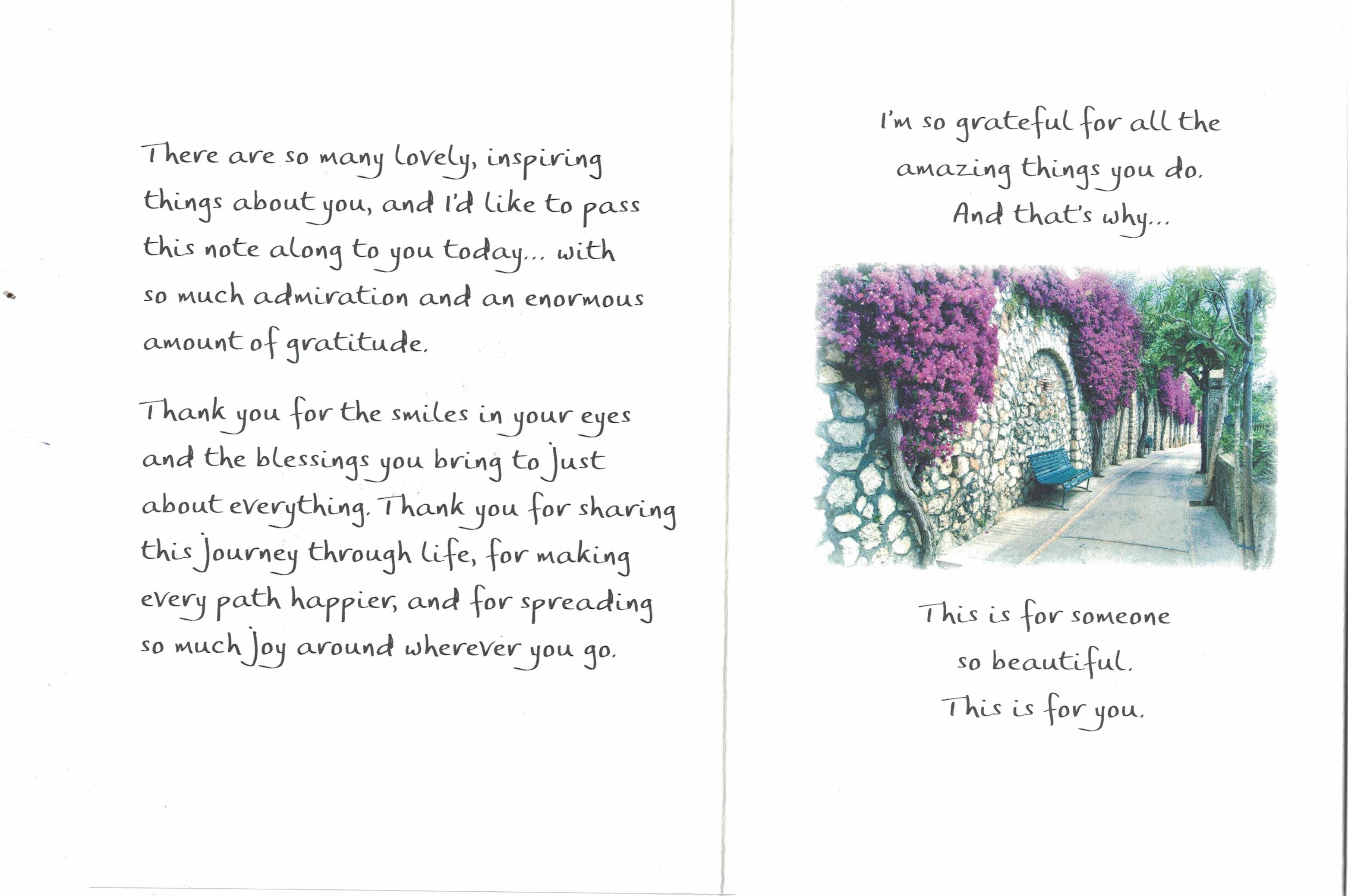 To Beautiful You - Greeting Card