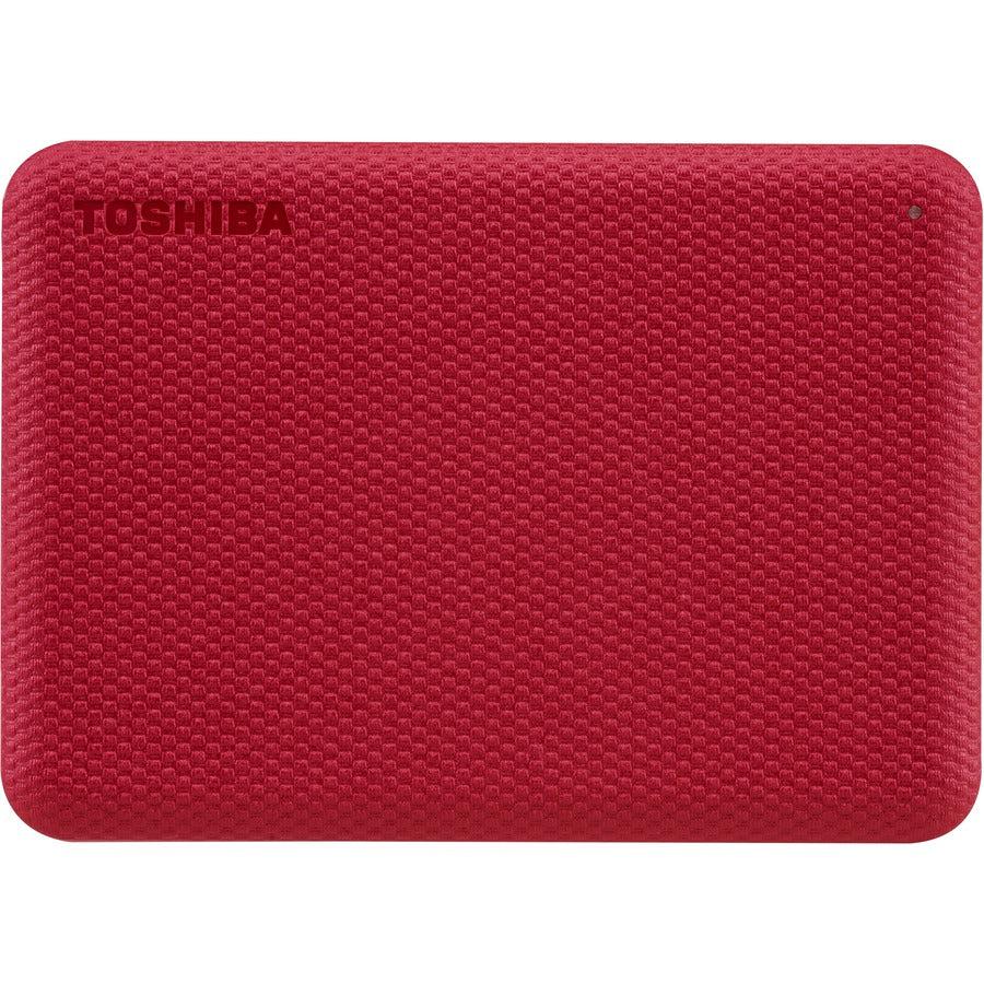 Toshiba 2Tb Canvio Advance Portable External Hard Drive Usb 3.0 Model Hdtca20Xr3Aa Red