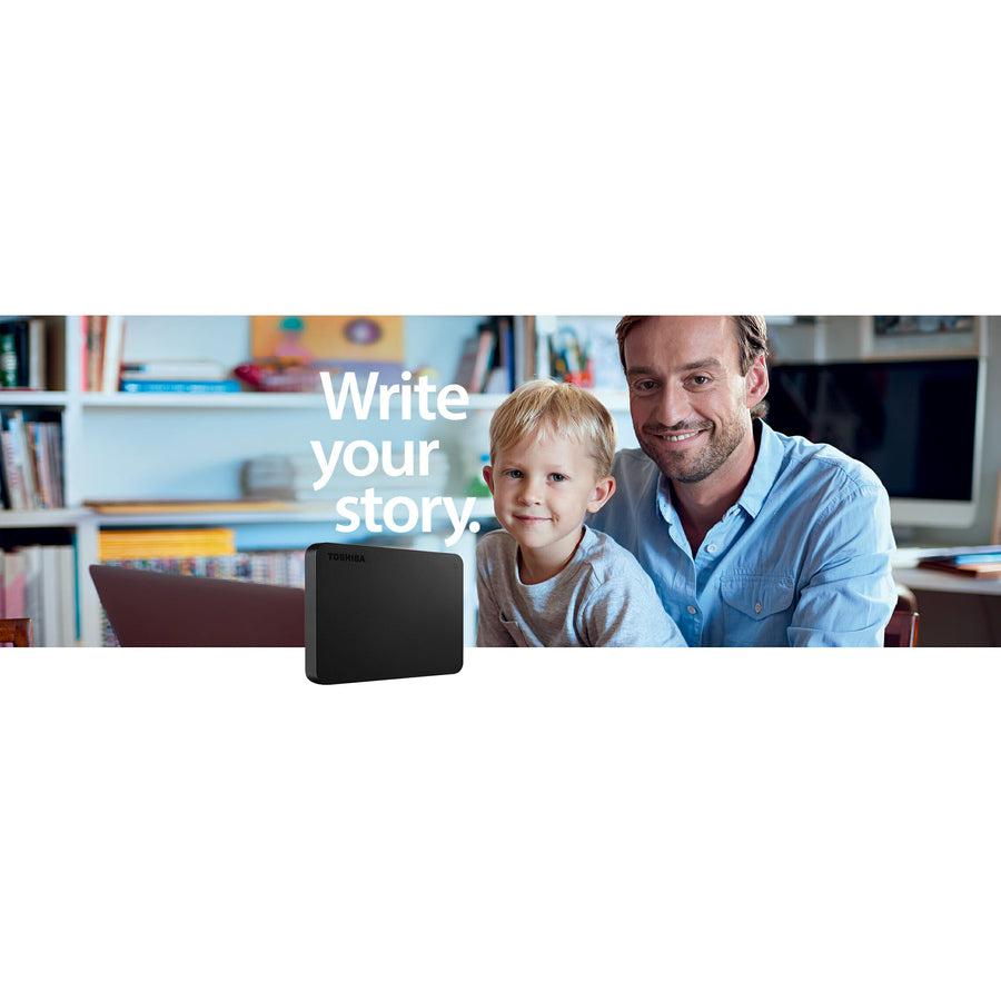 Toshiba Canvio Basics Hdtb420Xk3Aa A3 Canvio 2Tb Usb 3.0 Portable External Hard Drive (Matte Black)
