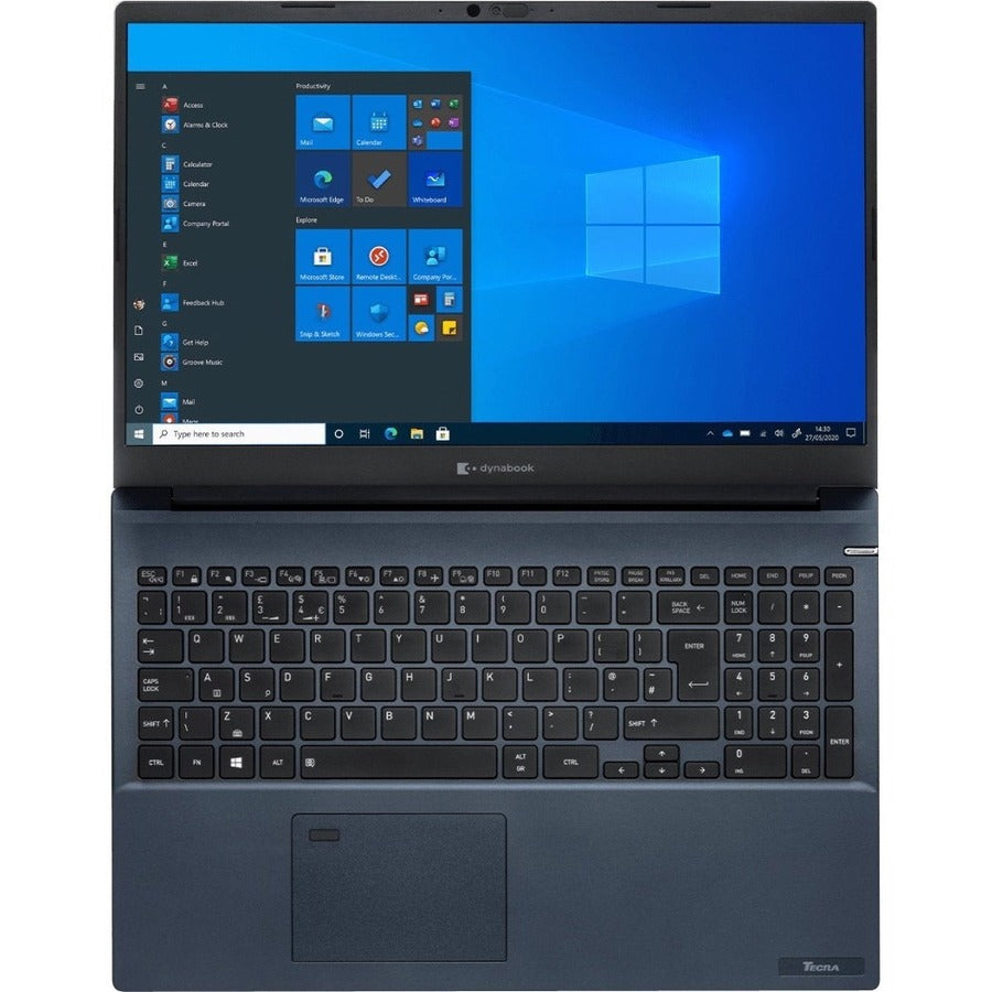 Toshiba-IMSourcing Tecra A50-J 15.6 Notebook - Full HD - Intel Core i7 11th Gen i7-1165G7 - 8 GB - 256 GB SSD - Black" PT5C1U-02U00E