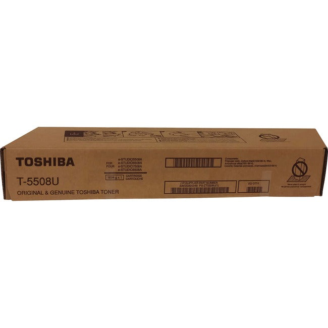 Toshiba Original Laser Toner Cartridge - Black - 1 Each T5508U