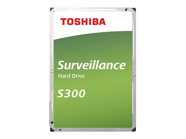 Toshiba S300 Surveillance - Hard drive - 4 TB - internal - 3.5 - SATA 6Gb/s - 5400 rpm - buffer: 128 MB"