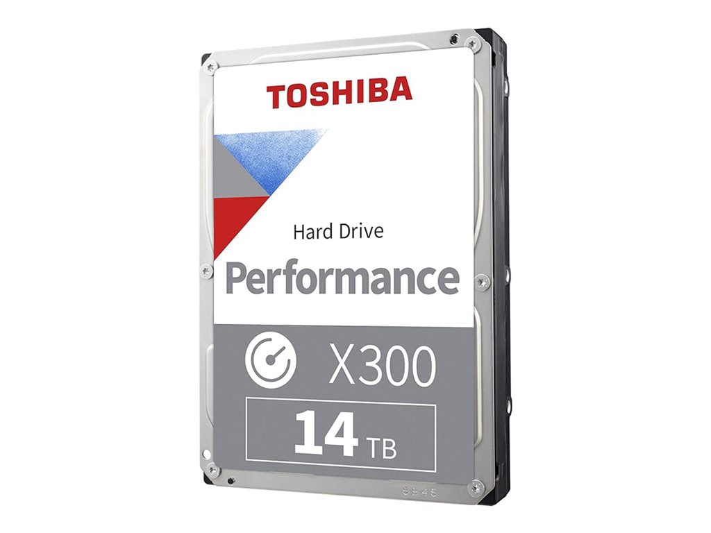 Toshiba X300 Performance - Hard drive - 14 TB - internal - 3.5 - SATA 6Gb/s - 7200 rpm - buffer: 256 MB"
