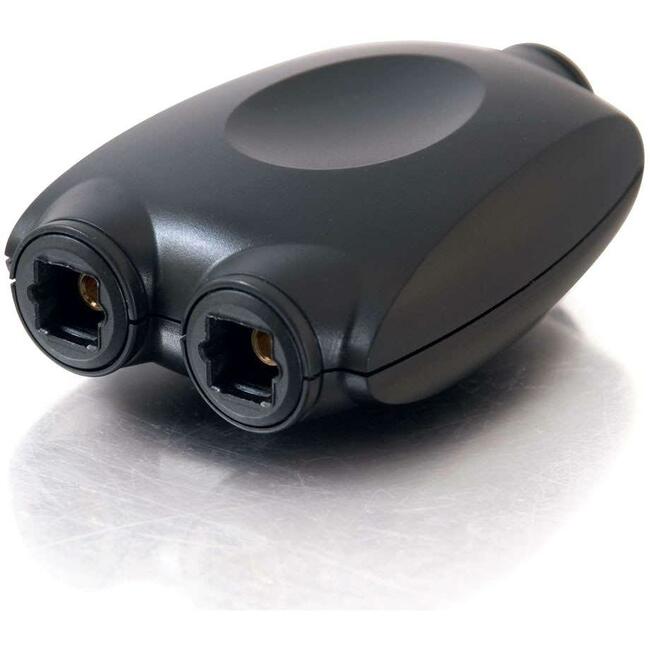 Toslink Digital Audio Splitter Black