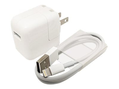 Total Micro 12W Lightning Adapter with Cable for iPhone iPad iPod