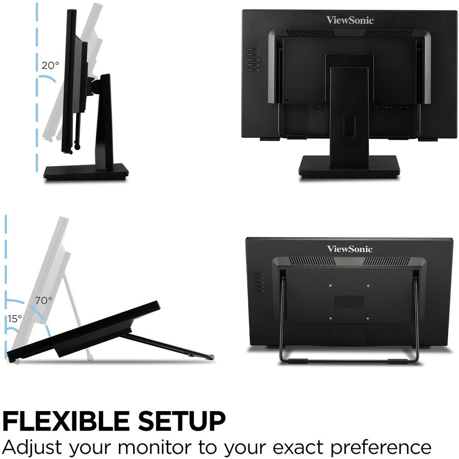 Touch Screen Monitor 24 Inch - Interactive PCAP Display | ViewSonic TD2465