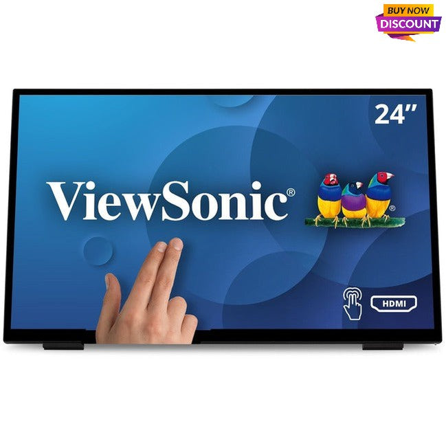 Touch Screen Monitor 24 Inch - Interactive PCAP Display | ViewSonic TD2465