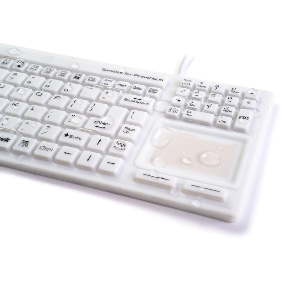 Touchpad Plus Hygienic Silicone Washable Keyboard