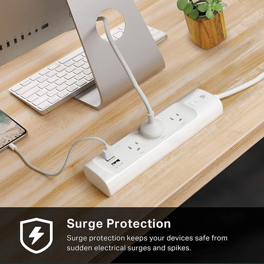 TP-Link Kasa Smart KP303 - Kasa Smart Plug Power Strip with 3 outlets