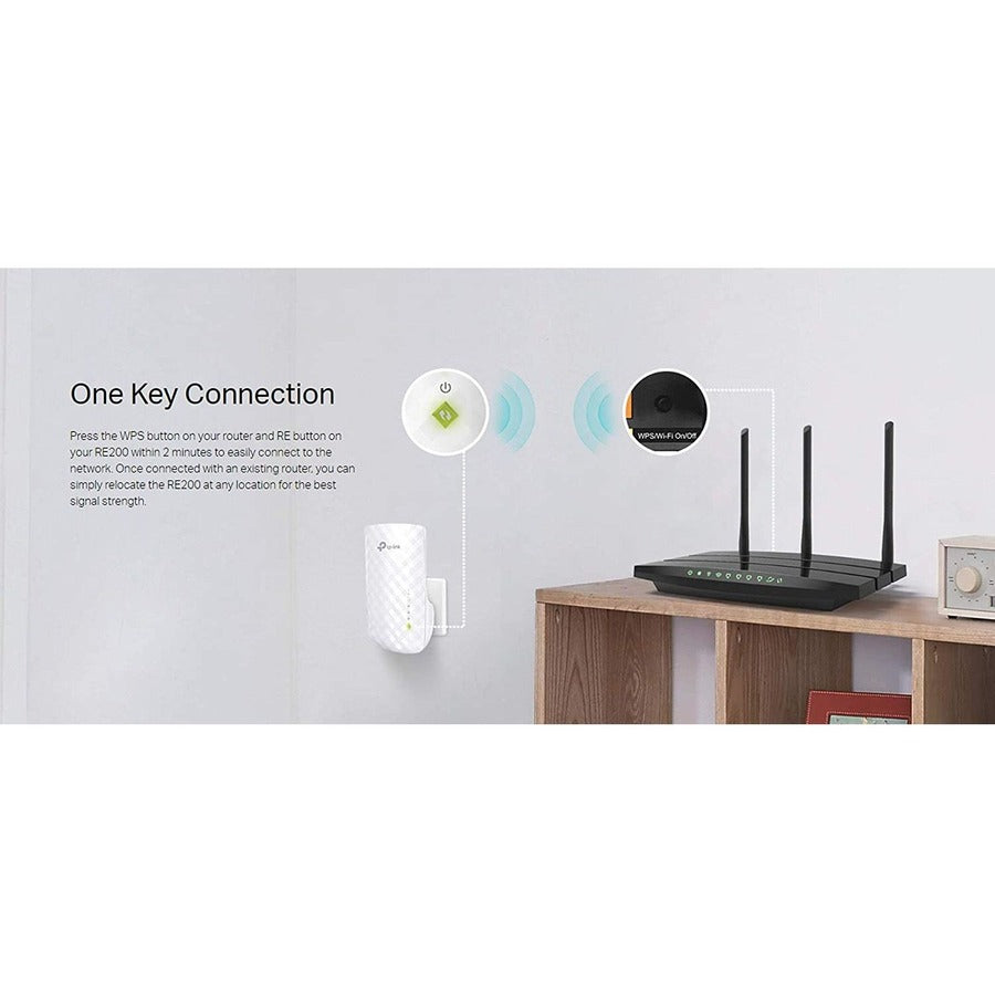 Tp-Link Re200 - Dual Band Ieee 802.11Ac Wireless Range Extender