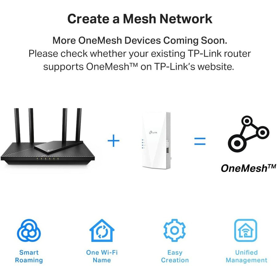 Tp-Link Re600X - Wifi 6 Extender - Internet Booster