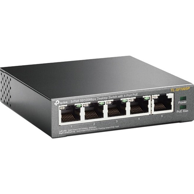 Tp-Link Tl-Sf1005P - 5-Port Fast Ethernet Poe Switch - Limited Lifetime Protection