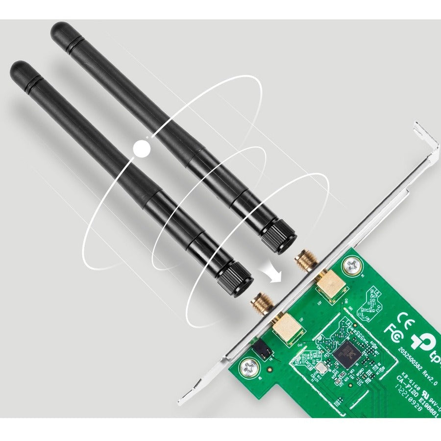 Tp-Link Tl-Wn881Nd - Wireless N300 Pci Express Adapter - Wireless Network Adapter Card For Pc