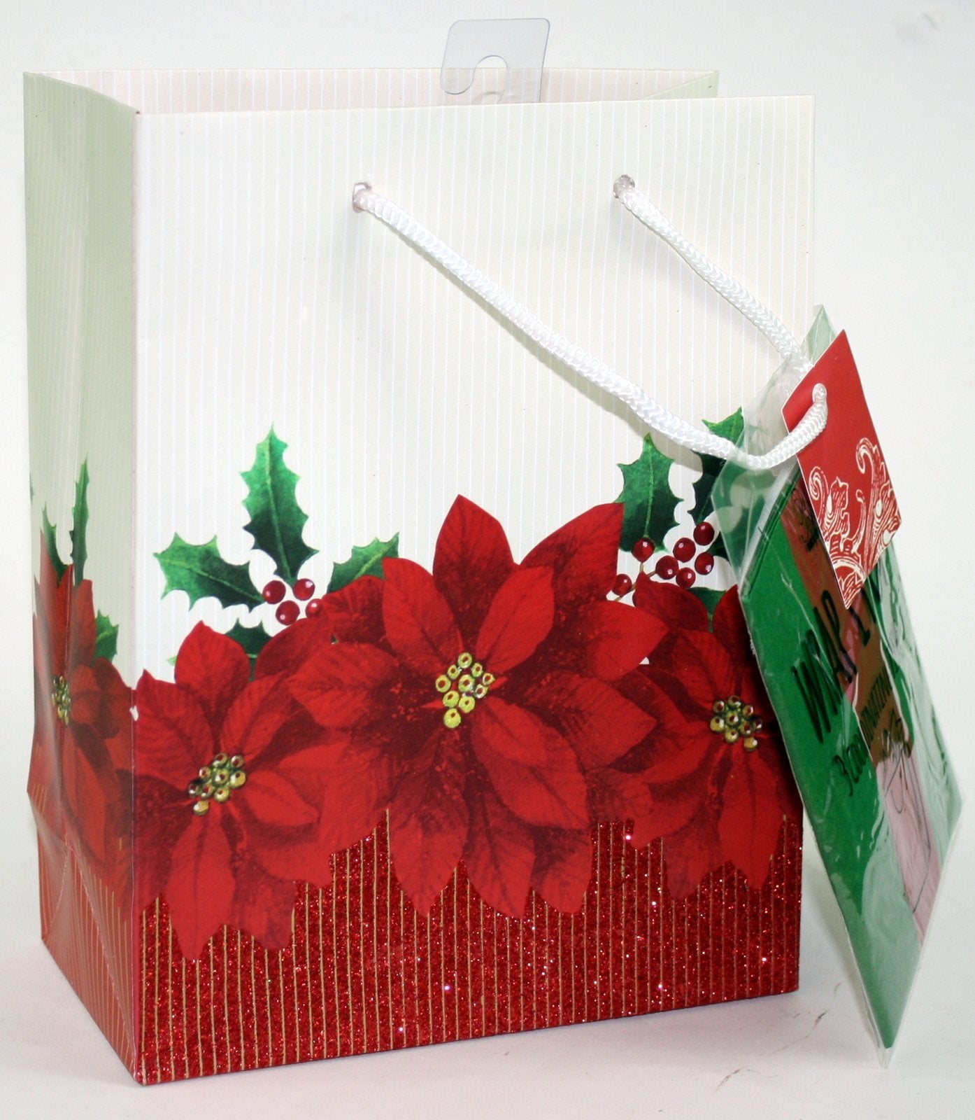 Traditional Gift Bag With Matching Tissue - Holiday Cheer Large