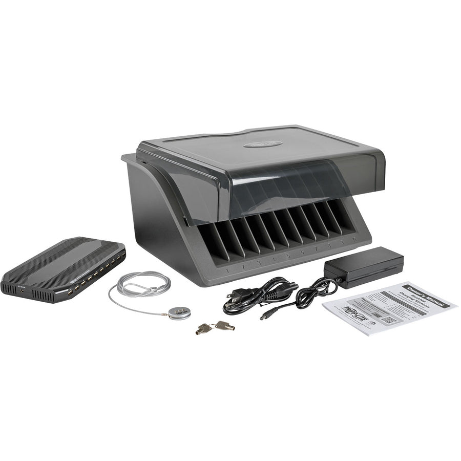 Tripp Lite 10-Device Desktop Usb Charging Station For Tablets, Laptops And E-Readers