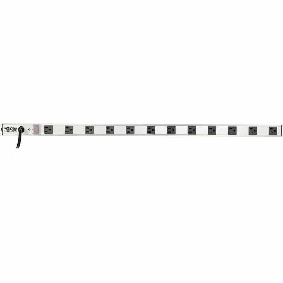 Tripp Lite 12-Outlet Vertical Power Strip, 120V, 15A, 15-Ft. Cord, 5-15P, 36 In.
