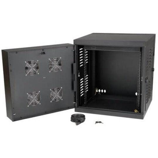 Tripp Lite 12U Smartrack Nema 12 Wall-Mount Rack Enclosure Cabinet For Harsh Environments, Switch-Depth, Hinged Back