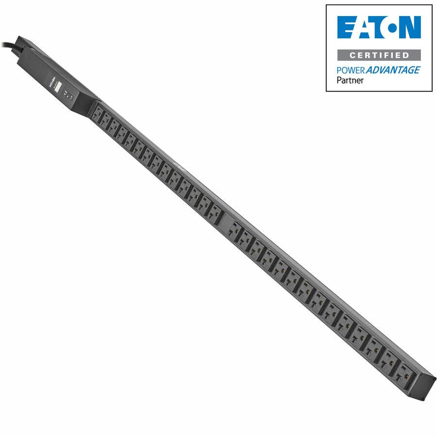 Tripp Lite 1.92kW Single-Phase Local Metered PDU with ISOBAR Surge Protection, 120V, 3840 Joules, 28 NEMA 5-15/20R Outlets, L5-20P Input, 15 ft. Cord, 0U Vertical