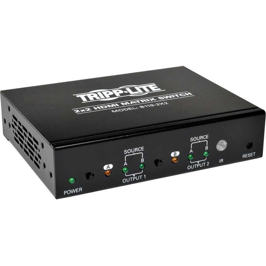 Tripp Lite 2 X 2 Hdmi Matrix Switch For Video And Audio, 1920 X 1200 At 60Hz / 1080P (Hdmi 2Xf/2Xf)