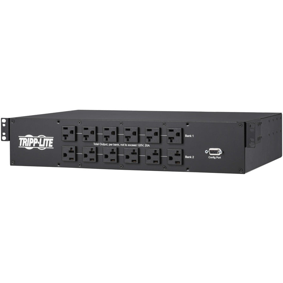 Tripp Lite 2.9Kw 120V Single-Phase Ats/Monitored Pdu - 24 5-15/20R & 1 L5-30R Outlets, Dual L5-30P Inputs, 10 Ft. Cords, 2U, Taa
