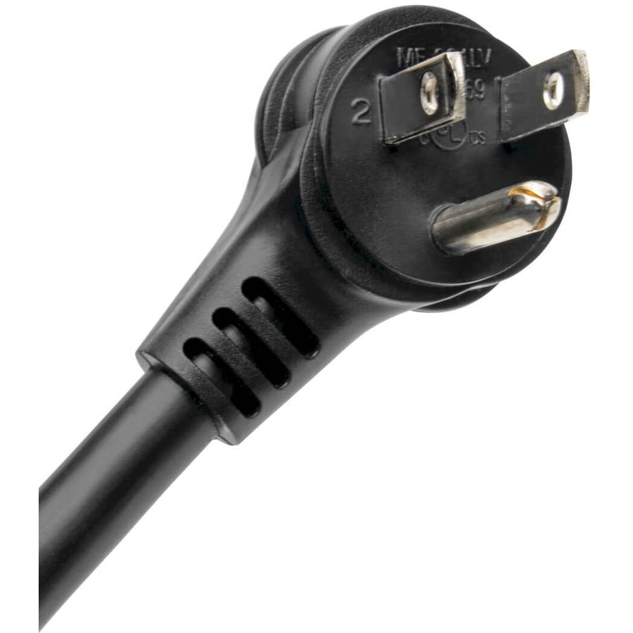 Tripp Lite 4-Outlet Power Strip, Right-Angle Nema 5-15R - 15A, 120V, 6 Ft. Cord, Right-Angle 5-15P Plug, 24 In.