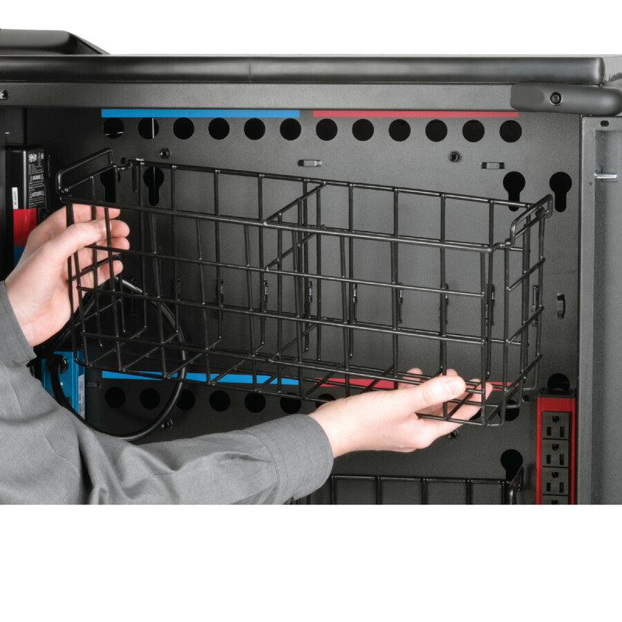 Tripp Lite 42-Device Ac Mobile Charging Cart – Laptops And Chromebooks, 120V, Nema 5-15P, 10 Ft. Cord, Black