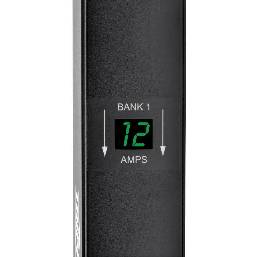 Tripp Lite 5.8Kw Single-Phase Metered Pdu, 208/240V Outlets (8 C19 And 40 C13), L6-30P, 10 Ft. Cord, 0U Vertical, Taa, 70 In.