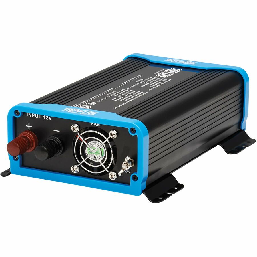 Tripp Lite 600W Light-Duty Compact Power Inverter - 2x 5-15R, USB Charging, Pure Sine