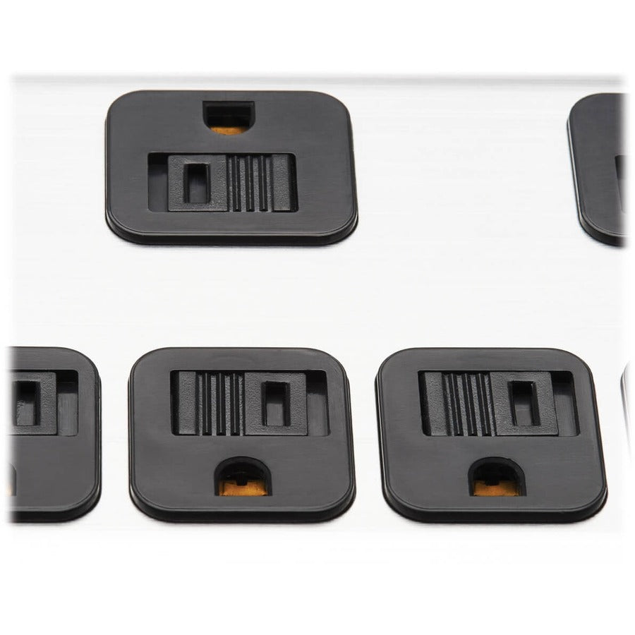 Tripp Lite 8-Outlet Surge Protector With 1 Usb-A And 1 Usb-C (3.9A Shared) - 8 Ft. Cord, 2100 Joules, Metal Housing