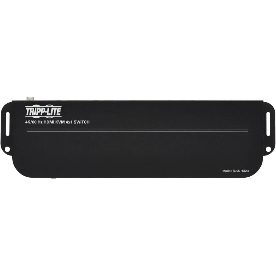 Tripp Lite B005-Hua4 4-Port Hdmi/Usb Kvm Switch - 4K 60 Hz, Hdr, Hdcp 2.2, Ir, Usb Sharing