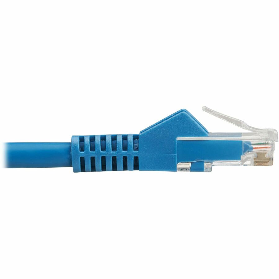Tripp Lite Cat6 Gigabit Snagless Molded UTP Ethernet Cable (RJ45 M/M) PoE LSZH Blue 0.5 m