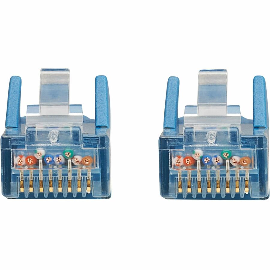 Tripp Lite Cat6 Gigabit Snagless Molded UTP Ethernet Cable (RJ45 M/M) PoE LSZH Blue 0.5 m