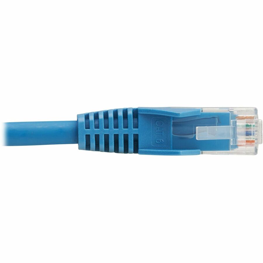 Tripp Lite Cat6 Gigabit Snagless Molded UTP Ethernet Cable (RJ45 M/M) PoE LSZH Blue 1 m