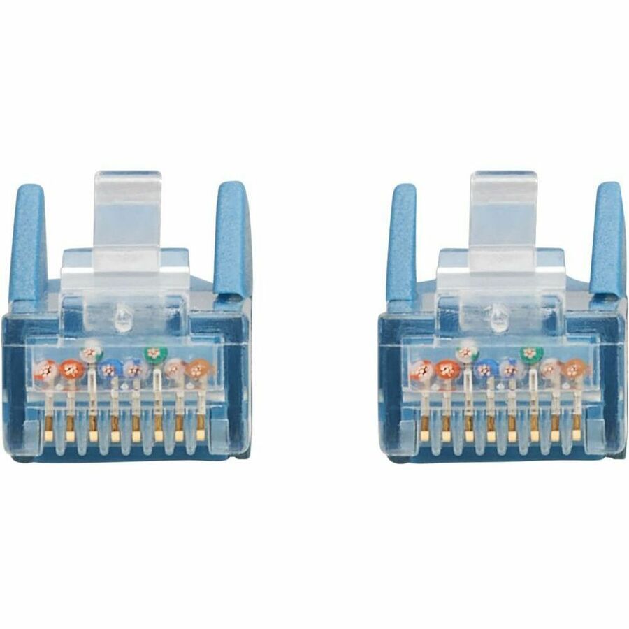 Tripp Lite Cat6 Gigabit Snagless Molded UTP Ethernet Cable (RJ45 M/M) PoE LSZH Blue 10 m