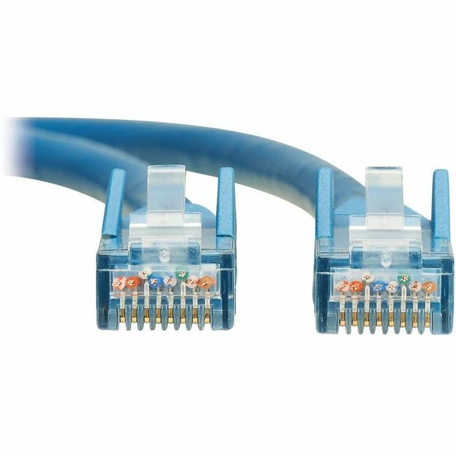 Tripp Lite Cat6 Gigabit Snagless Molded UTP Ethernet Cable (RJ45 M/M) PoE LSZH Blue 15 m