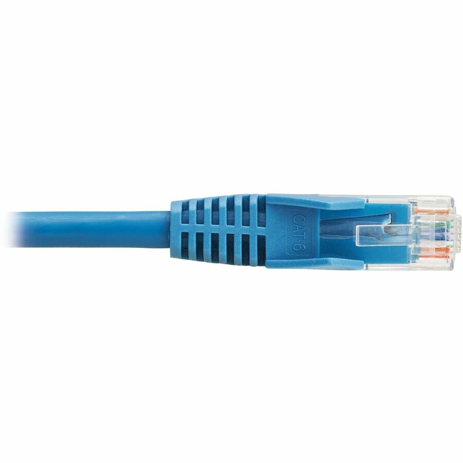 Tripp Lite Cat6 Gigabit Snagless Molded UTP Ethernet Cable (RJ45 M/M) PoE LSZH Blue 15 m