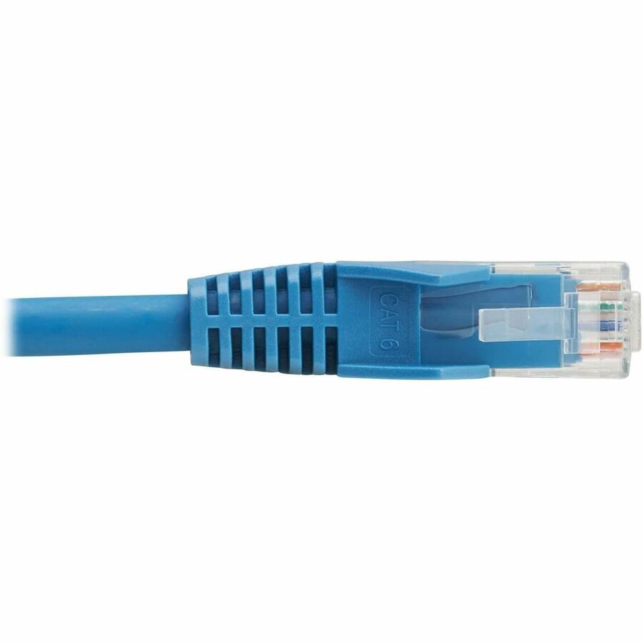 Tripp Lite Cat6 Gigabit Snagless Molded UTP Ethernet Cable (RJ45 M/M) PoE LSZH Blue 1.5 m