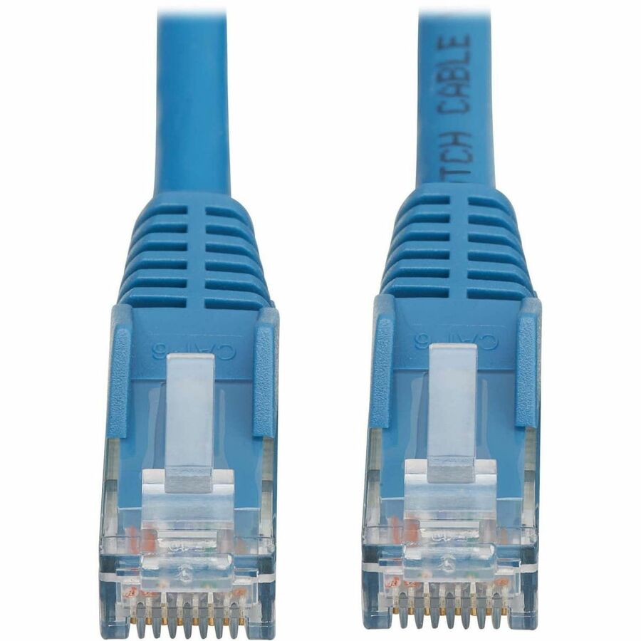 Tripp Lite Cat6 Gigabit Snagless Molded UTP Ethernet Cable (RJ45 M/M) PoE LSZH Blue 1.5 m
