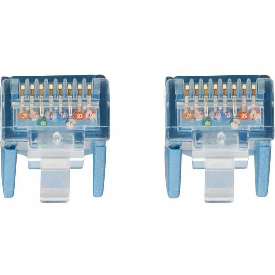 Tripp Lite Cat6 Gigabit Snagless Molded UTP Ethernet Cable (RJ45 M/M) PoE LSZH Blue 2 m