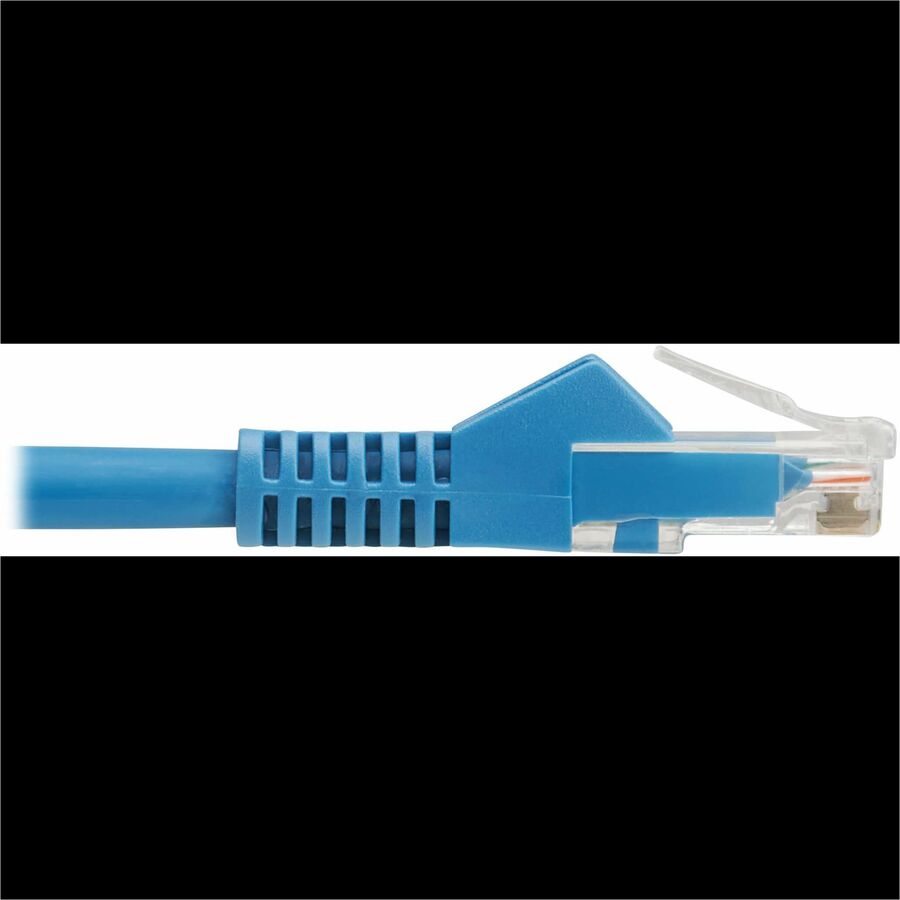 Tripp Lite Cat6 Gigabit Snagless Molded UTP Ethernet Cable (RJ45 M/M) PoE LSZH Blue 2.5 m