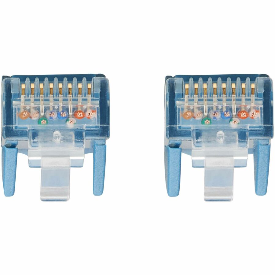 Tripp Lite Cat6 Gigabit Snagless Molded UTP Ethernet Cable (RJ45 M/M) PoE LSZH Blue 3.5 m