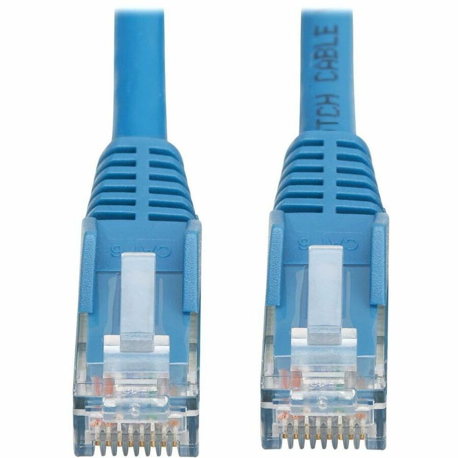 Tripp Lite Cat6 Gigabit Snagless Molded UTP Ethernet Cable (RJ45 M/M) PoE LSZH Blue 4 m
