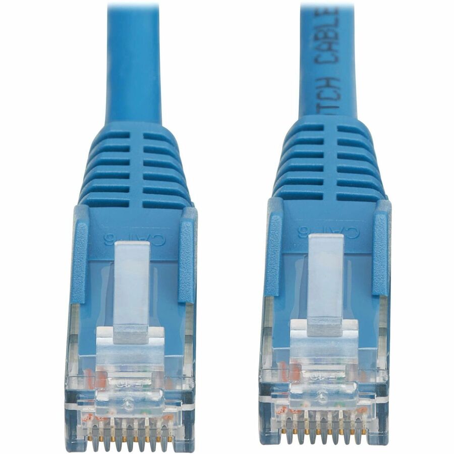 Tripp Lite Cat6 Gigabit Snagless Molded UTP Ethernet Cable (RJ45 M/M) PoE LSZH Blue 7 m