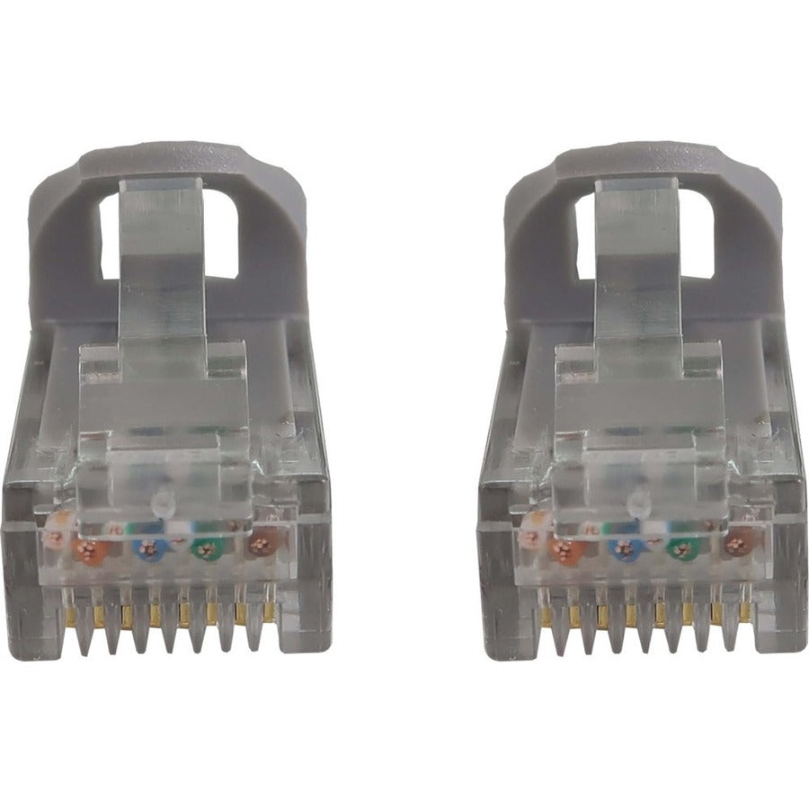 Tripp Lite Cat6a 10G Snagless Molded UTP Ethernet Cable (RJ45 M/M) PoE Gray 100 ft. (30.5